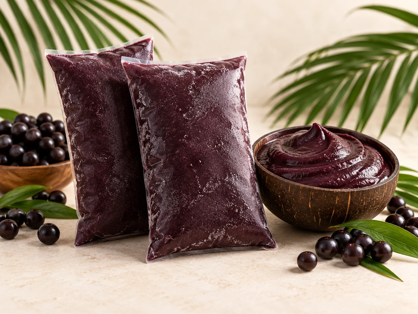 Polpa de açaí congelada