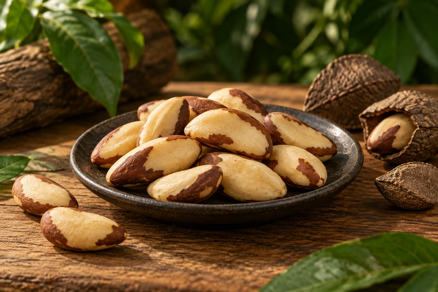 Castanhas-do-Pará inteiras