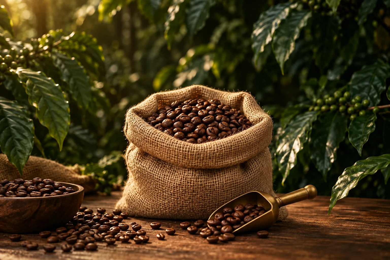 Café em saco a granel